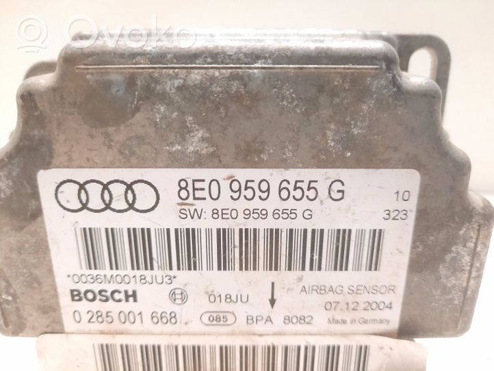 Audi A4 S4 B8 8K Turvatyynyn ohjainlaite/moduuli 8E0959655G