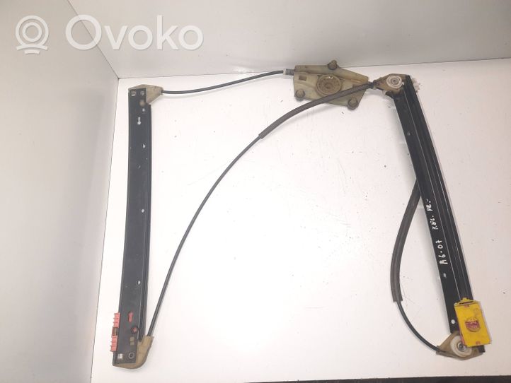 Audi A6 S6 C6 4F Front door window regulator with motor 