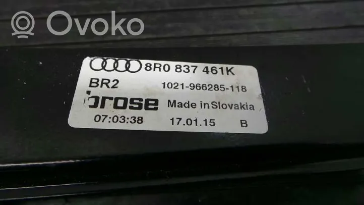 Audi Q5 SQ5 Etuoven ikkunan nostin moottorilla 8R0837461K