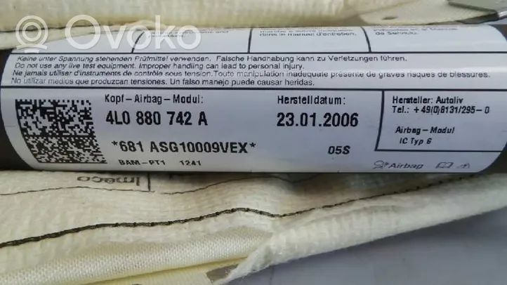 Audi Q7 4M Kurtyna airbag 4L0880742A