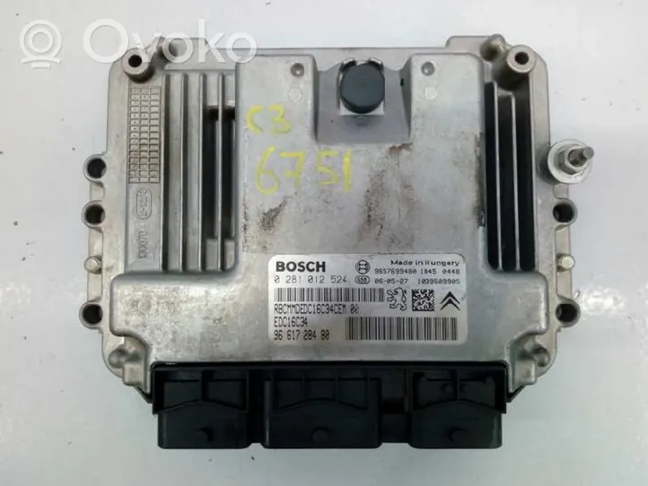 Citroen C3 Pluriel Calculateur moteur ECU 9661728480