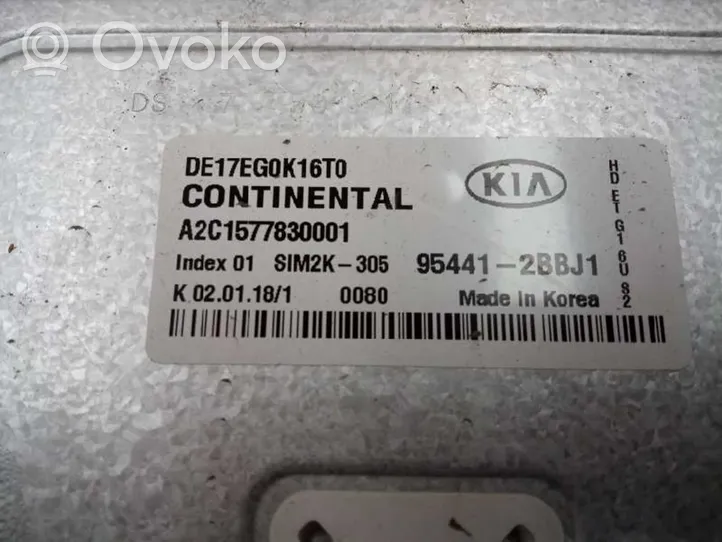KIA Niro Moottorin ohjainlaite/moduuli 954412BBJ1
