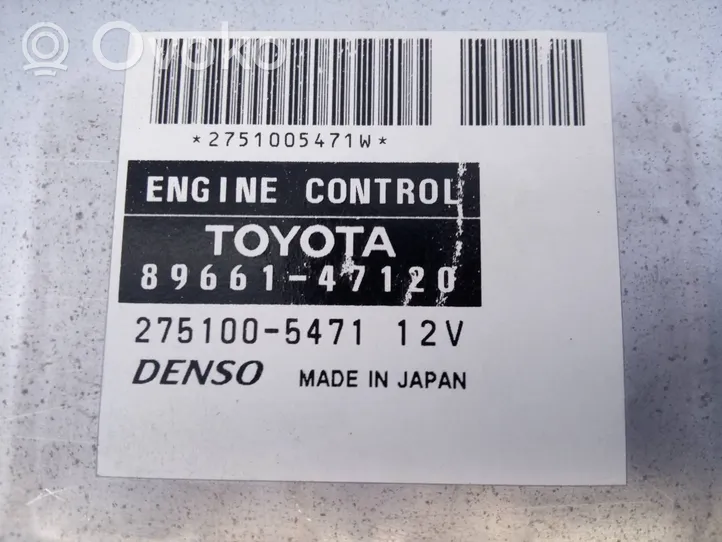 Toyota Prius (XW20) Moottorin ohjainlaite/moduuli 8966147120