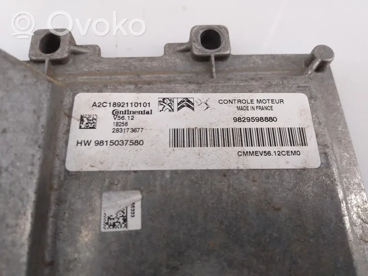 Peugeot 208 Calculateur moteur ECU 9829598880