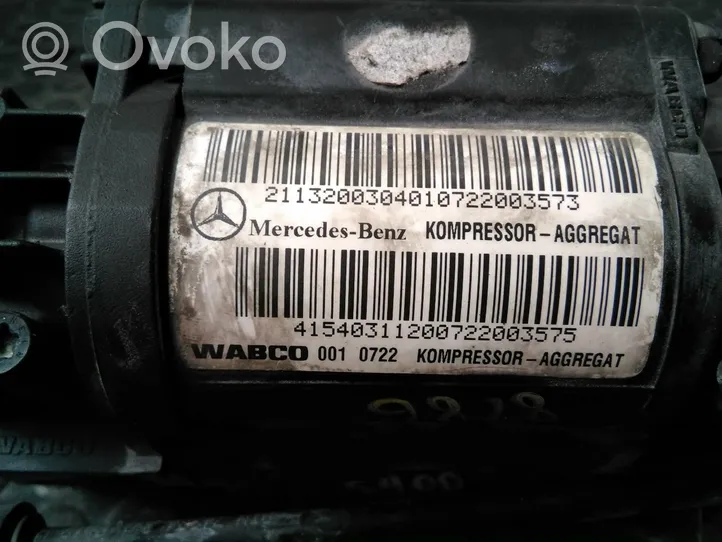 Mercedes-Benz S W220 Compresseur à suspension pneumatique 211320030