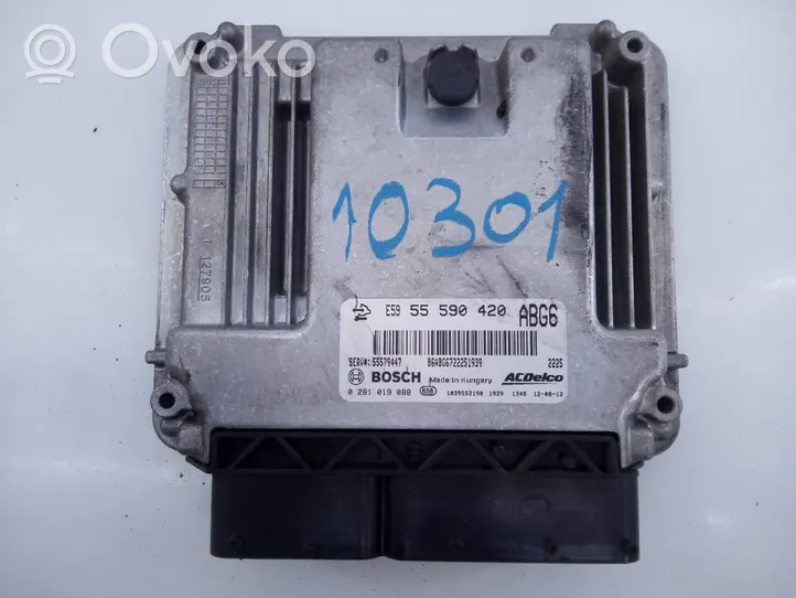 Opel Insignia A Dzinēja vadības bloks 0281019088