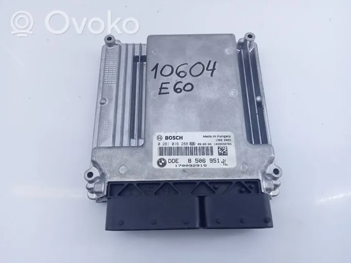 BMW 7 E65 E66 Calculateur moteur ECU 0281016288