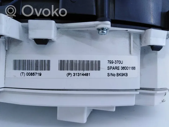 Volvo V40 Tachimetro (quadro strumenti) 36001166