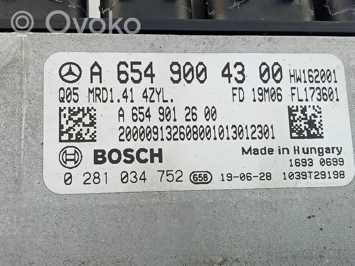 Mercedes-Benz A W177 Centralina/modulo del motore A6549004300