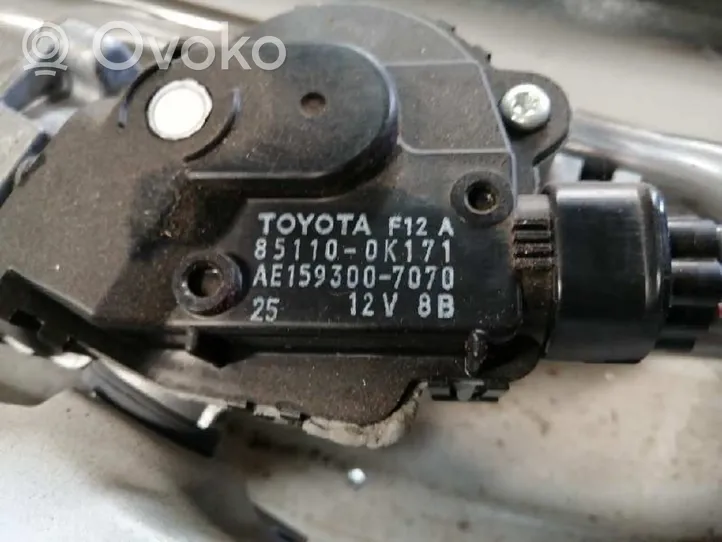 Toyota Hilux (AN10, AN20, AN30) Tiranti e motorino del tergicristallo anteriore 851100K171