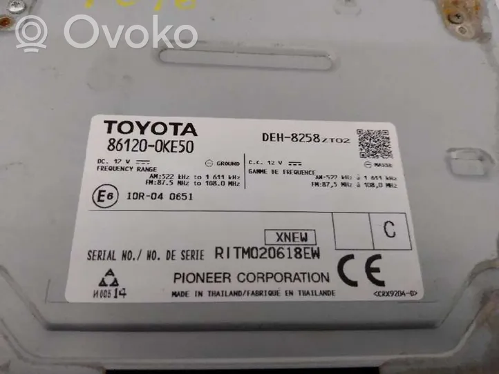 Toyota Hilux (AN10, AN20, AN30) Unità principale autoradio/CD/DVD/GPS DEH8258ZT02