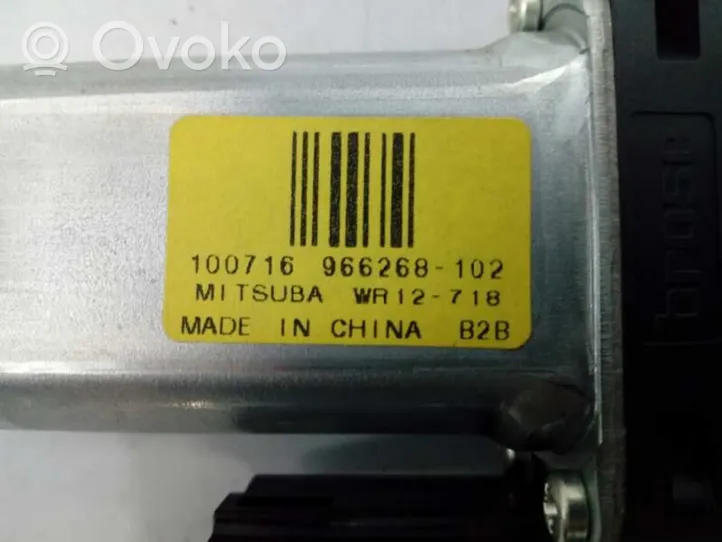 Volvo S60 Front door window regulator motor 966268102