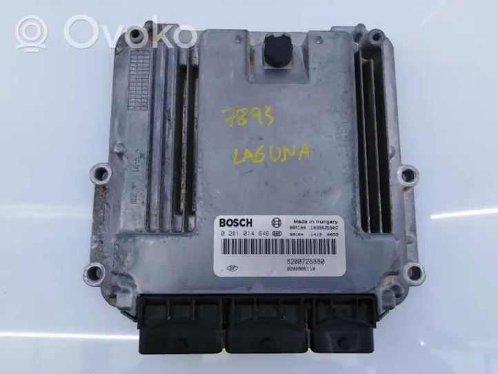 Renault Laguna III Sterownik / Moduł ECU 0281014646