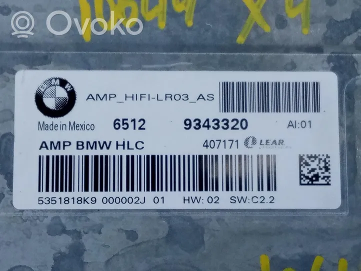 BMW X3 G01 Wzmacniacz audio 65129343320
