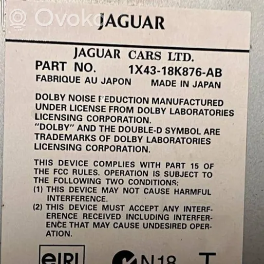 Jaguar X-Type Unité principale radio / CD / DVD / GPS 1X4318K876AB