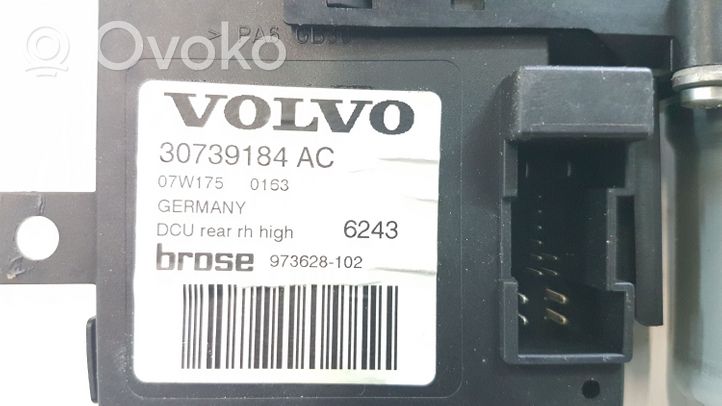 Volvo V50 Galinis varikliukas langų pakėlėjo 30739184AC