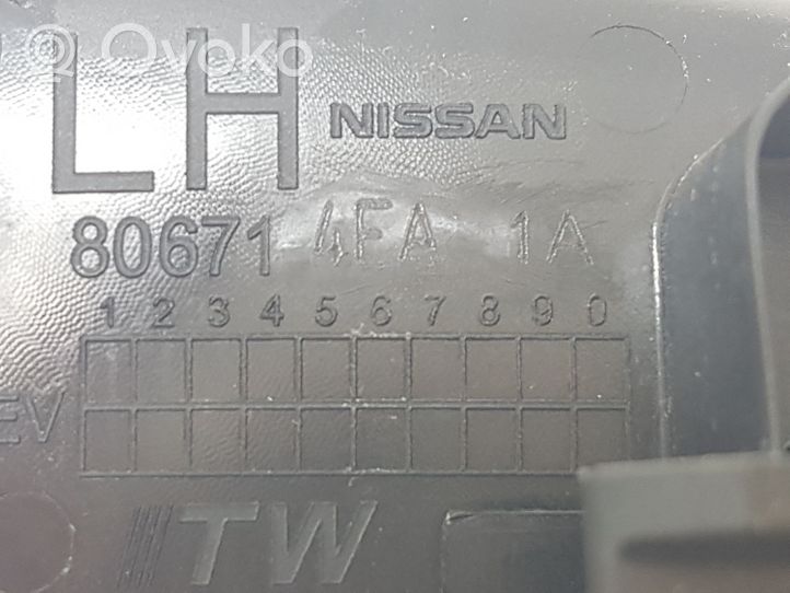 Nissan Qashqai Poignée inférieure de porte avant 806714EA1A