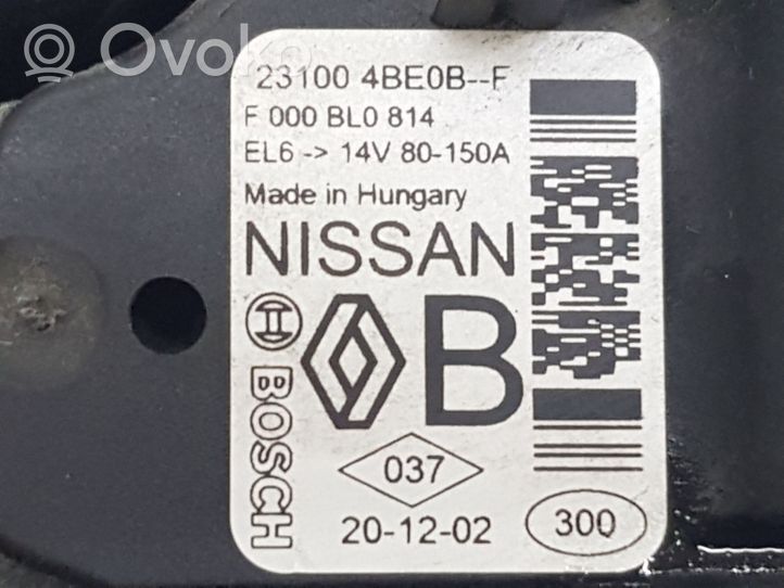 Nissan Qashqai Générateur / alternateur 231004BE0B