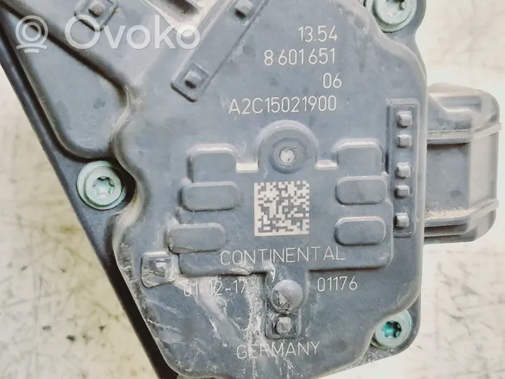 BMW 5 G30 G31 Clapet d'étranglement 8601651