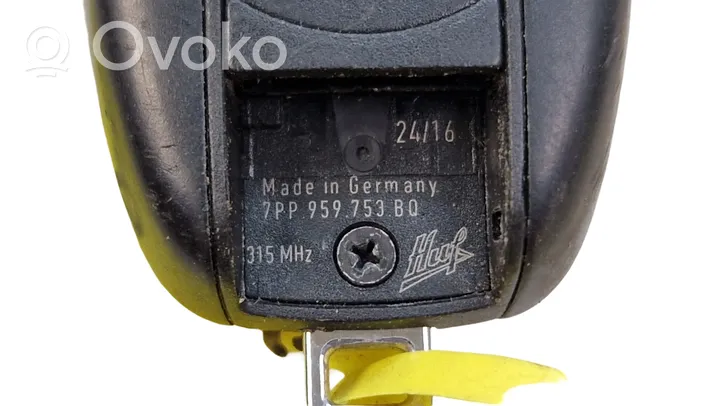 Porsche Macan Ignition key/card 7PP959753