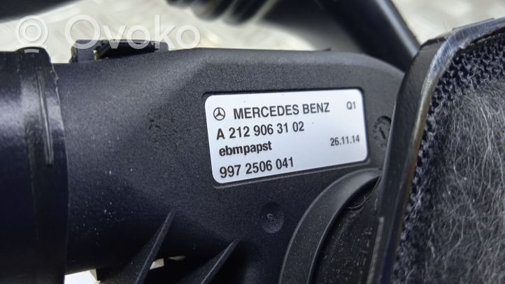 Mercedes-Benz E AMG W212 Ventola riscaldamento/ventilatore abitacolo A2129063102