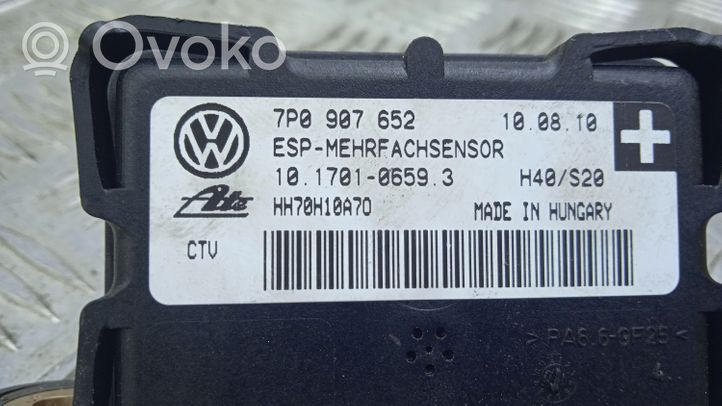 Volkswagen Touareg II Capteur de vitesse de lacet d'accélération ESP 7P0907652