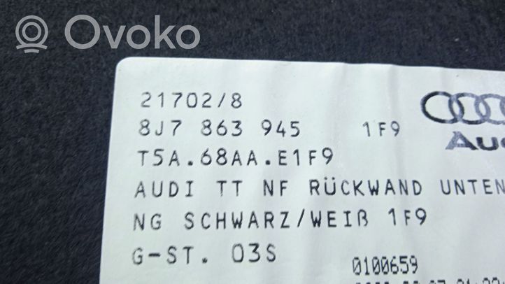 Audi TT TTS Mk2 Otros elementos de revestimiento del maletero/compartimento de carga 8J7863945