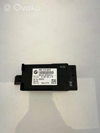 BMW 3 F30 F35 F31 Relè riscaldamento sedile 9216468