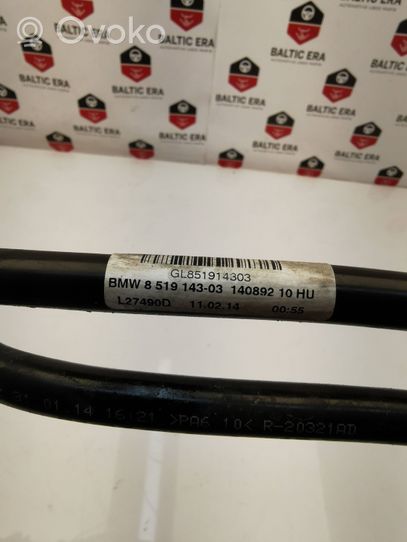 BMW 4 F36 Gran coupe Tubo flessibile del radiatore dell’olio del cambio 8519143