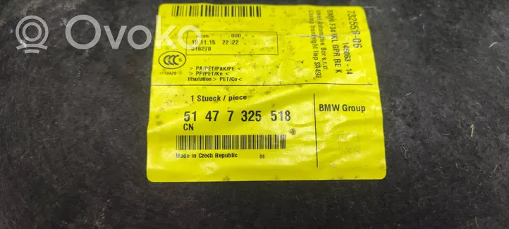 BMW 3 GT F34 Altro elemento di rivestimento bagagliaio/baule 7325518
