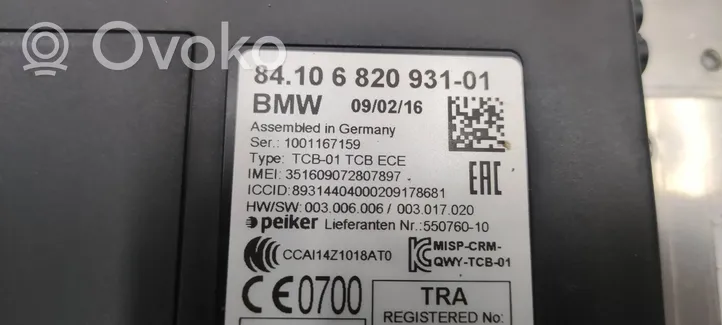 BMW 1 F20 F21 Centralina/modulo bluetooth 6820931