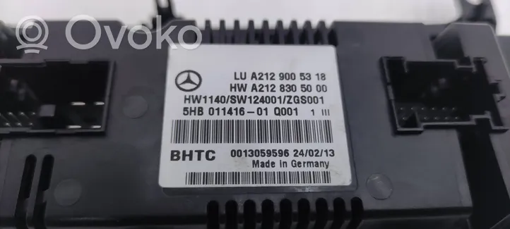 Mercedes-Benz E W212 Panel klimatyzacji A2128305000