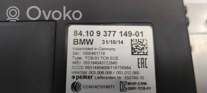 BMW 3 GT F34 Bluetooth modulis 9377149