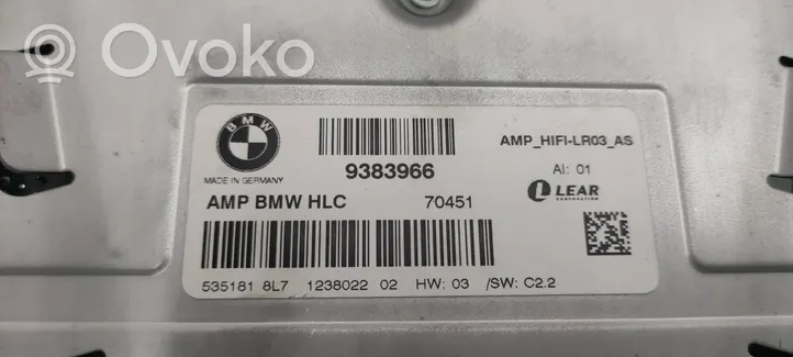 BMW 3 F30 F35 F31 Skaņas pastiprinātājs 9383966