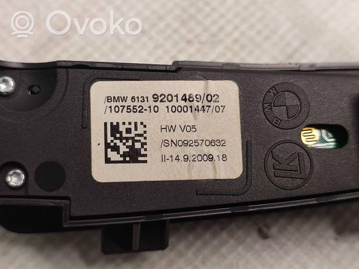 BMW 7 F01 F02 F03 F04 Interruptor de altura/modo de la suspensión 9201489