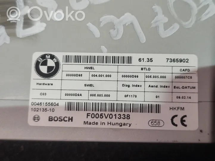 BMW 5 GT F07 Bagažinės dangčio valdymo blokas 61357365902