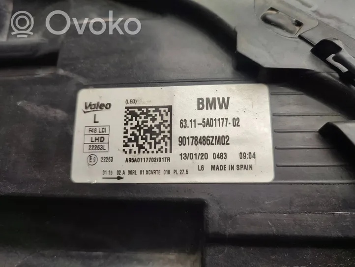 BMW X1 F48 F49 Phare frontale 63115A01177