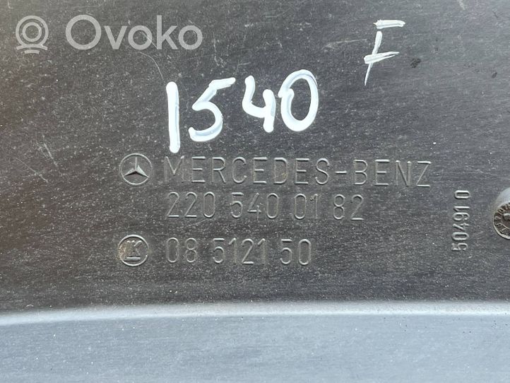 Mercedes-Benz S W220 Coperchio scatola dei fusibili 2205400182