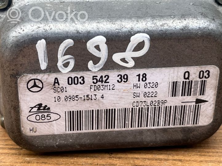 Mercedes-Benz C W203 ESP (stabilumo sistemos) valdymo blokas A0035423918