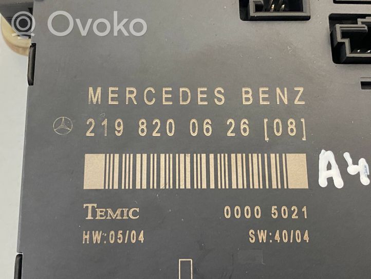 Mercedes-Benz CLS C219 Module confort 2198200626