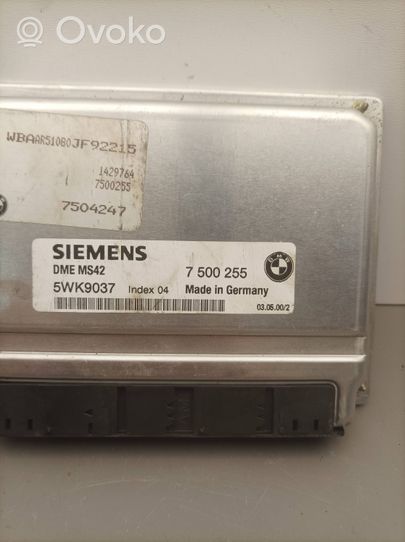 BMW 3 E46 Sterownik / Moduł ECU 7504247