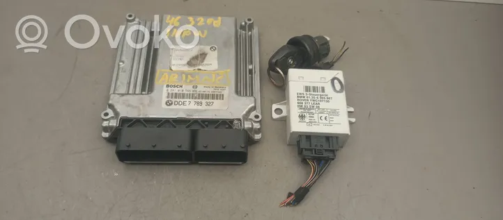 BMW 3 E46 Komputer / Sterownik ECU i komplet kluczy 7789327