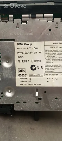BMW 3 E46 Panel / Radioodtwarzacz CD/DVD/GPS 65126915711
