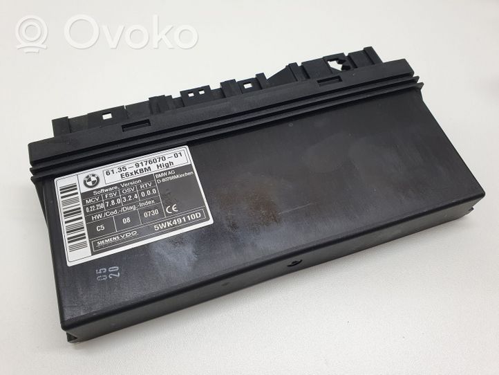 BMW 5 E60 E61 Module confort 9176070