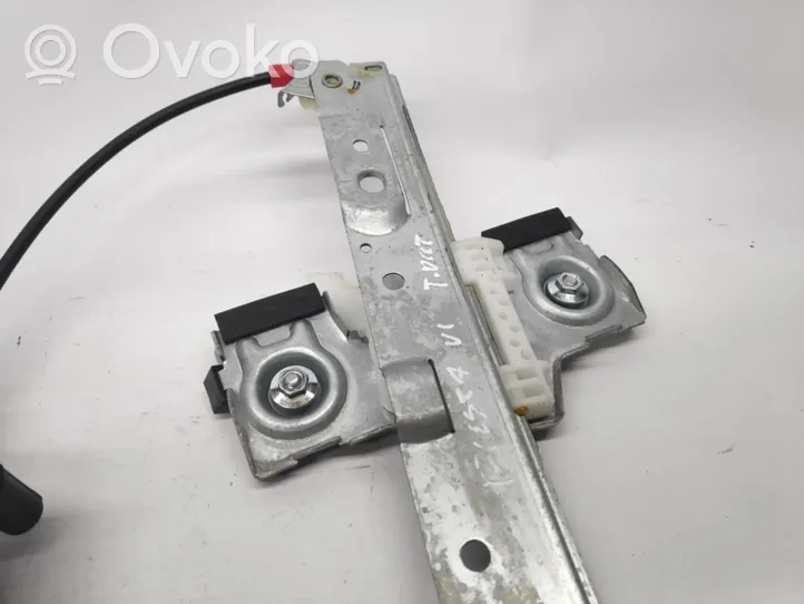 Ford Fiesta Rear window lifting mechanism without motor 