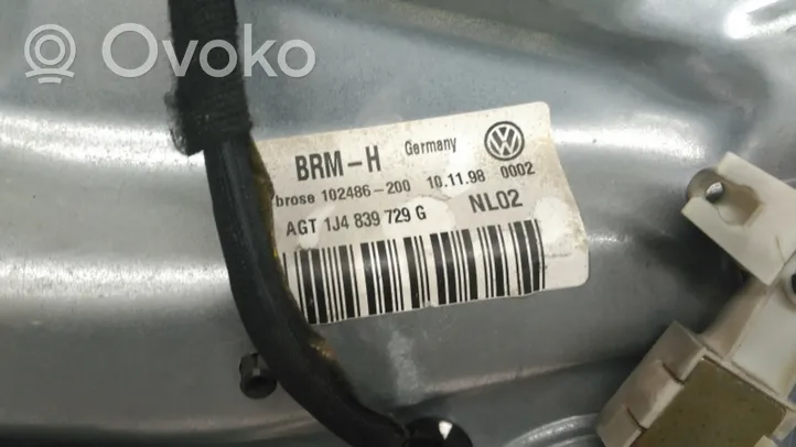 Volkswagen Golf IV Takaikkunan nostomekanismi ilman moottoria 