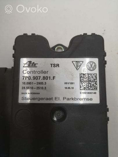 Volkswagen Touareg II Modulo di controllo del freno a mano 7P0907801F