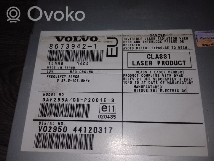 Volvo V70 Navigation unit CD/DVD player 