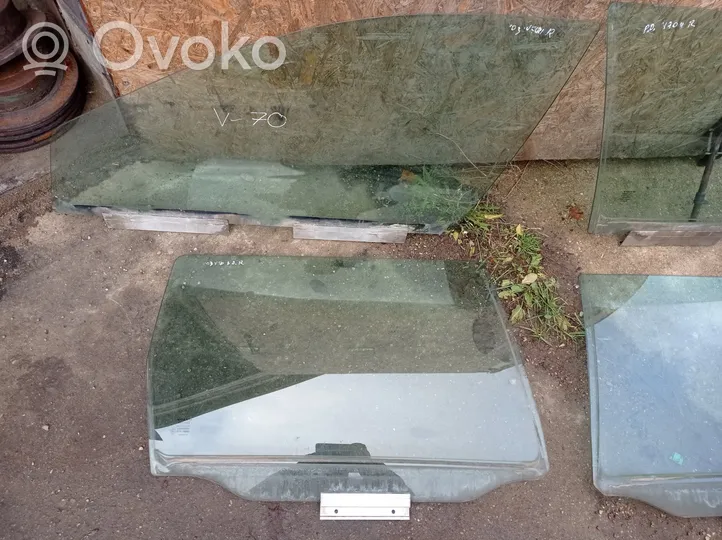 Volvo V70 Front door window glass four-door 43R0043