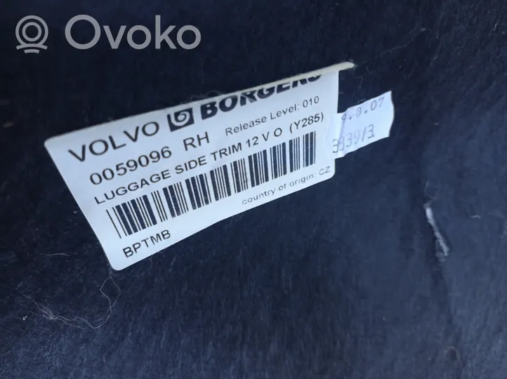 Volvo XC70 Apatinis, bagažinės šono, apdailos skydas 1643466